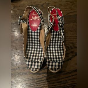 Christian Louboutin wedge heel size 36